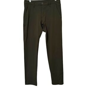 BYLT Basics Green Every Day Tapered Performance Chino Pants Mens S